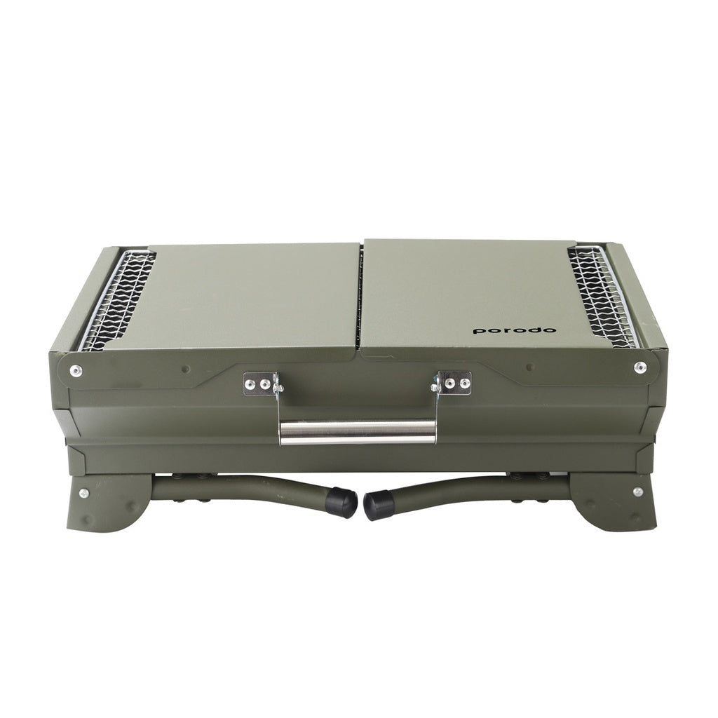 Porodo Lifestyle Camping Folding Charcoal Grill/Carbon Oven - Green