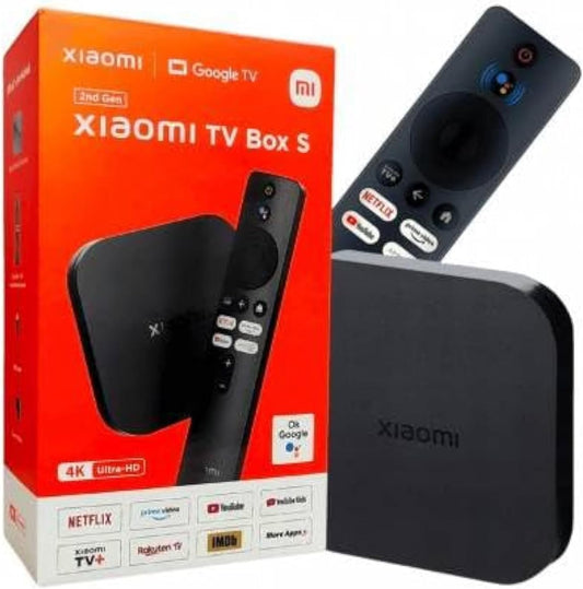 Xiaomi Mi Box S (الجيل الثاني) مع مشغل الوسائط المتدفق بدقة 4K Ultra HD 